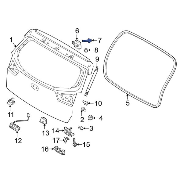 Liftgate Hinge Bolt