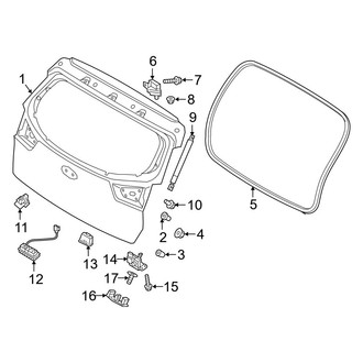 Kia OE - Lift Gate - Gate & Hardware