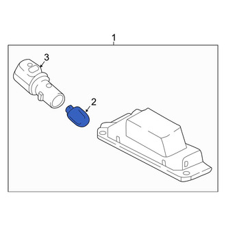 Kia OE - Rear License Plate Light Bulb