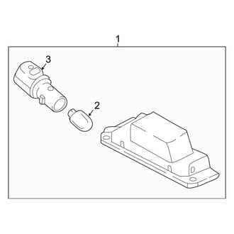 Kia OE - Rear Lamps - License Lamps