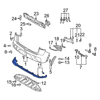 Kia OE - Rear Lower Bumper Cover