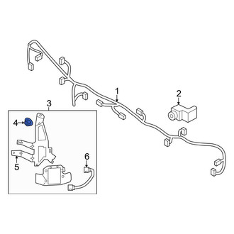 Kia OE - Blind Spot Detection System Warning Sensor Nut