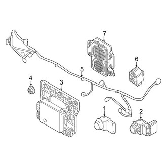 Kia OE - Front Bumper & Grille - Electrical Components (EX / EX Touring / LX / Plug-In Hybrid EX / Plug-In Hybrid SX Touring / SX / SX Touring)