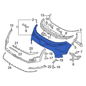 Kia OE - Front Lower Bumper Cover