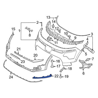 Kia OE - Front Left Lower Bumper Trim