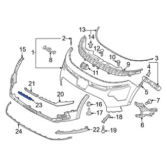 Kia OE - Front Center Bumper Trim