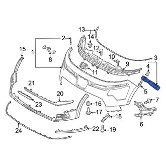 Kia OE - Front Right Upper Outer Bumper Cover Bracket