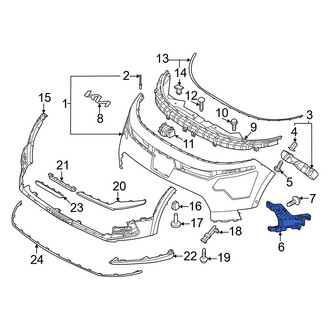 Kia OE - Front Left Lower Bumper Cover Reinforcement