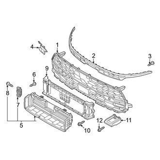 Kia OE - Front Bumper & Grille - Grille & Components (Wave / Wind)