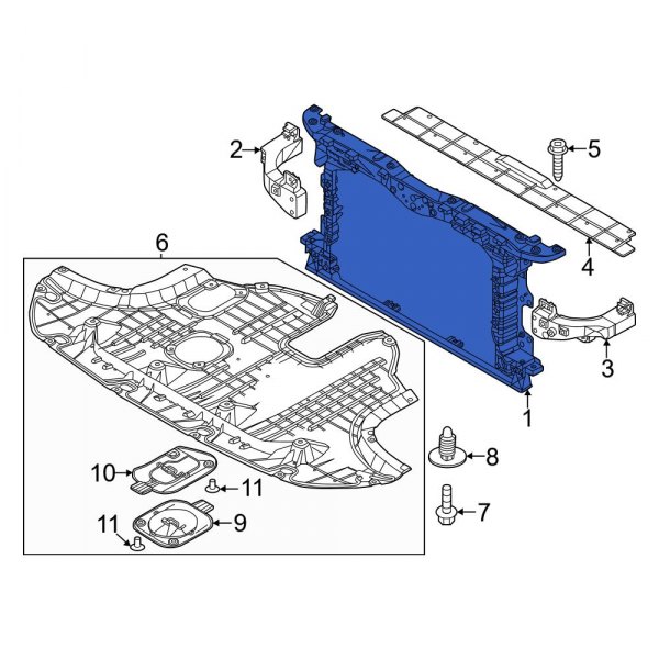 Radiator Support Panel