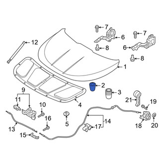Kia OE - Lower Liftgate Stop Bumper
