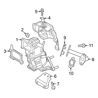Kia OE - Exhaust System - Manifold (EX / EX Touring / LX / Plug-In Hybrid EX / Plug-In Hybrid SX Touring / SX / SX Touring)