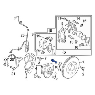 Kia OE - Disc Brake Caliper Anchor Plate Bolt