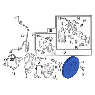 Kia OE - Front Disc Brake Rotor