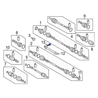 Kia OE - CV Intermediate Shaft Bolt