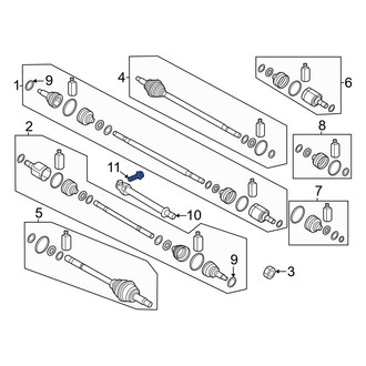 Kia OE - CV Intermediate Shaft Bolt