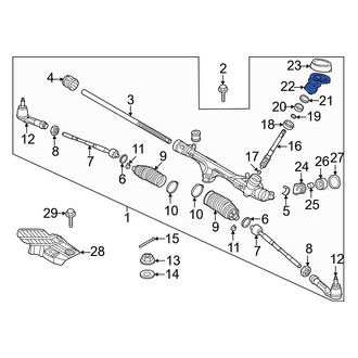Kia OE - Rack and Pinion Bellows