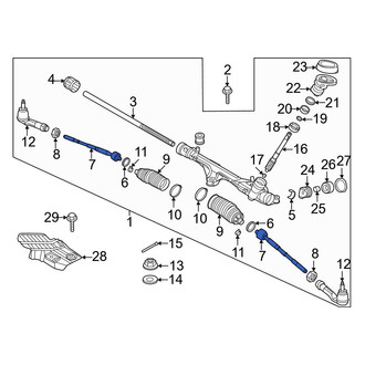 Kia OE - Inner Steering Tie Rod End