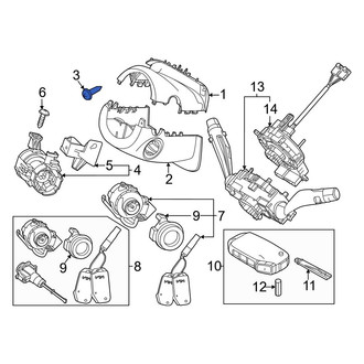 Kia OE - Steering Column Cover Screw