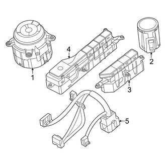 Kia OE - Center Console (Shifter & Switches, With Rotary Shifter), (Wave / Wind)