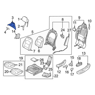 Kia OE - Front Left Seat Trim Panel