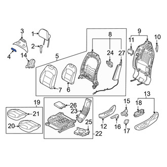 Kia OE - Left Seat Trim Panel Cap