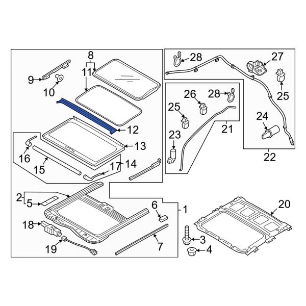 Sunroof Drip Rail