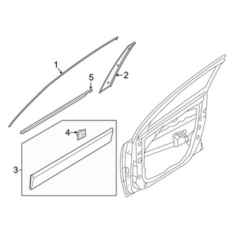 Kia OE - Front Door - Exterior Trim
