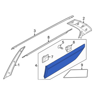 Kia OE - Rear Right Door Molding