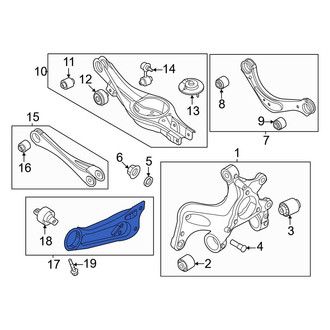 Kia OE - Rear Left Suspension Trailing Arm