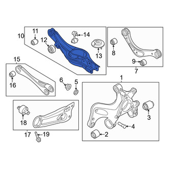 Kia OE - Rear Left Suspension Trailing Arm