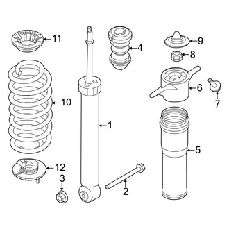 Kia OE - Rear Suspension - Shocks & Components (EX / EX Touring / LX / Plug-In Hybrid EX / Plug-In Hybrid SX Touring / SX / SX Touring)