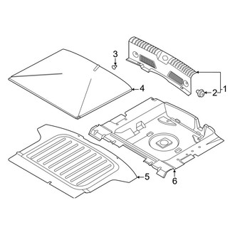 Kia OE - Rear Body & Floor - Interior Trim (Hybrid), (EX / EX Touring / LX / SX / SX Touring)