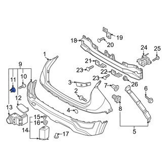 Kia OE - Bumper Cover Nut