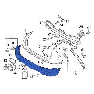 Kia OE - Rear Lower Bumper Cover