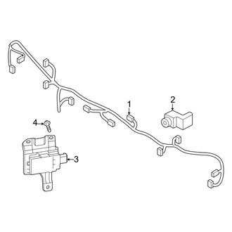 Kia OE - Rear Bumper - Electrical Components (Wave / Wind)