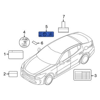 Kia OE - Caution Label