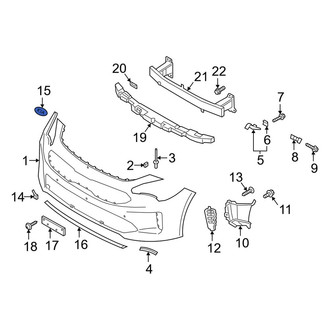Kia OE - Front Bumper Cover Emblem