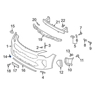Kia OE - Front Tow Eye Cap