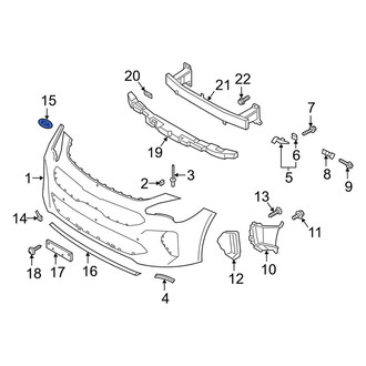 Kia OE - Front Bumper Cover Emblem