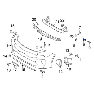 Kia OE - Front Right Bumper Cover Stay