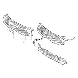 Kia OE - Front Bumper & Grille - Grille & Components (GT / GT1 / GT2)