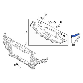 Kia OE - Left Radiator Support Access Cover Cap