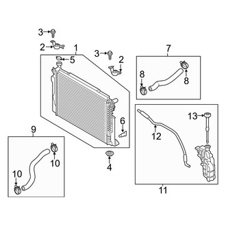 Kia OE - Cooling - Radiator & Components (3.3L)