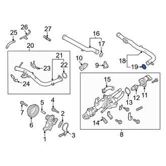 Kia OE - Engine Coolant Pipe O-Ring
