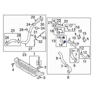 Kia OE - Intercooler Pipe Clamp