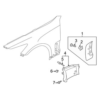 Kia OE - Fender - Exterior Trim (GT / GT1 / GT2)