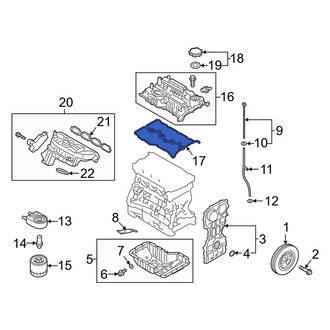 Kia OE - Engine Valve Cover Gasket
