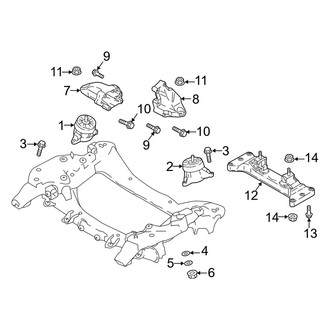 Kia OE - Engine & Transmission Mounting (RWD 2.0L)