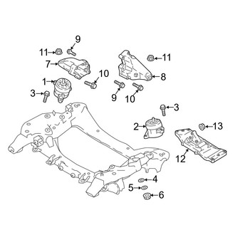 Kia OE - Engine & Transmission Mounting (AWD 2.0L)